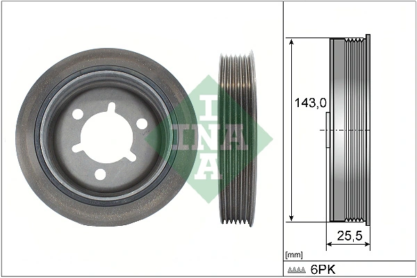 Belt Pulley, crankshaft